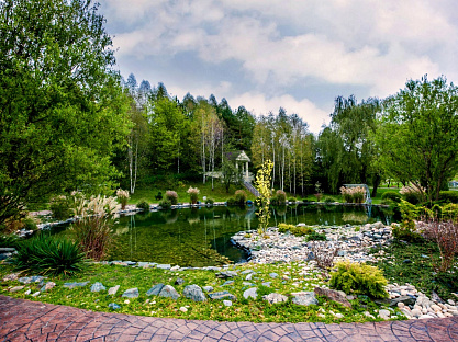 Санаторий «Заря», Кисловодск. Территория
